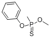 Phosphonothioic acid, methyl-, O-methyl O-phenyl ester Structural