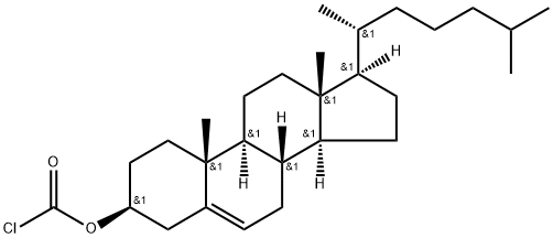 Cholesteryl chloroformate Structural