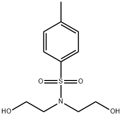 N,N-BIS(2-HYDROXYETHYL)-P-TOLUENESULFONAMIDE Structural