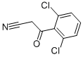 3-(2,6-dichlorophenyl)-3-oxopropiononitrile Structural