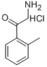 2-AMINO-1-O-TOLYL-ETHANONE HYDROCHLORIDE Structural