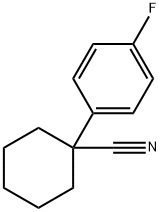 1-(4-FLUOROPHENYL)CYCLOHEXANECARBONITRILE Structural