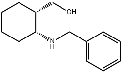 (-)-CIS-2-BENZYLAMINOCYCLOHEXANEMETHANOL Structural