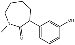 hexahydro-3-(3-hydroxyphenyl)-1-methyl-2H-azepin-2-one Structural