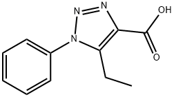 1H-1,2,3-Triazole-4-carboxylicacid,5-ethyl-1-phenyl-(9CI) Structural