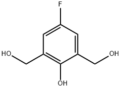 4-FLUORO-2,6-BIS-HYDROXYMETHYL-PHENOL Structural