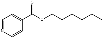 isonicotinic acid hexyl ester Structural