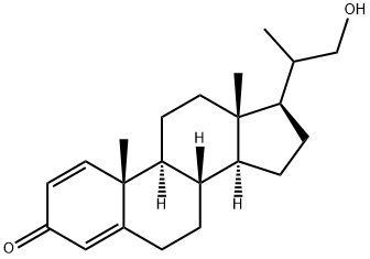 21-hydroxy-20-methylpregna-1,4-dien-3-one Structural