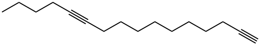 1,11-HEXADECADIYNE Structural