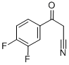 3,4-DIFLUOROBENZOYLACETONITRILE Structural