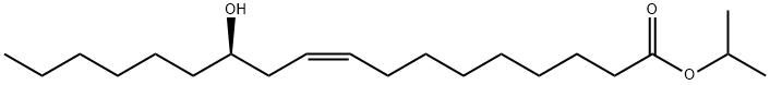 isopropyl (R)-12-hydroxyoleate  Structural