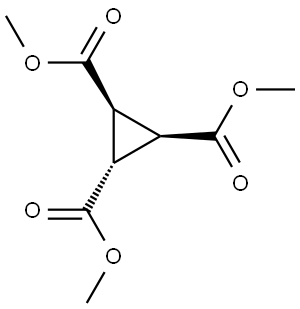 DL-trans-Cyclopropane-1,2,3-tricarboxylicacidtrimethylester Structural