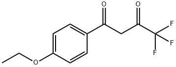 1-(4-ETHOXYPHENYL)-4,4,4-TRIFLUOROBUTANE-1,3-DIONE Structural