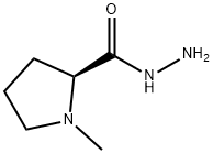 L-Proline, 1-methyl-, hydrazide (9CI) Structural