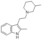 2-Methyl-3-(2-(3-methyl-1-piperidinyl)ethyl)-1H-indole