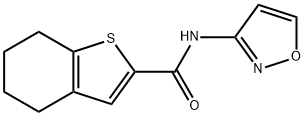 Benzo[b]thiophene-2-carboxamide, 4,5,6,7-tetrahydro-N-3-isoxazolyl- (9CI) Structural