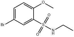 5-BROMO-N-ETHYL-2-METHOXYBENZENESULPHONAMIDE Structural