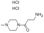 3-AMINO-1-(4-METHYL-PIPERAZIN-1-YL)-1-PROPANONE 2 HCL Structural