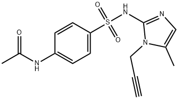 Acetamide, N-(4-(((5-methyl-1-(2-propynyl)-1H-imidazol-2-yl)amino)sulf onyl)phenyl)-