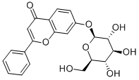 7-HYDROXYFLAVONE-BETA-D-GLUCOSIDE Structural