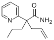 alpha-Allyl-alpha-propyl-2-pyridineacetamide Structural