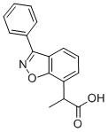 1,2-Benzisoxazole-7-acetic acid, alpha-methyl-3-phenyl-