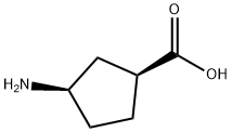 (1S,3R)-3-Aminocyclopentanecarboxylic acid Structural