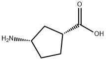 (1R,3S)-3-Aminocyclopentanecarboxylic acid Structural