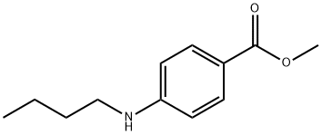 4-(Butylamino)-benzoic acid, methyl ester Structural