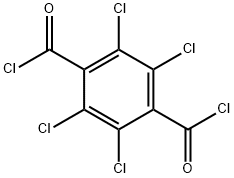 2,3,5,6-Tetrachloroterephthaloyl chloride Structural