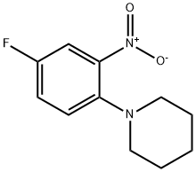 1-(4-FLUORO-2-NITROPHENYL)PIPERIDINE Structural