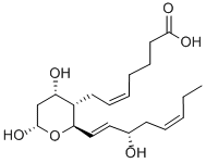 9ALPHA, 11, 15S-TRIHYDROXY-THROMBA-5Z, 13E, 17Z-TRIEN-1-OIC ACID Structural