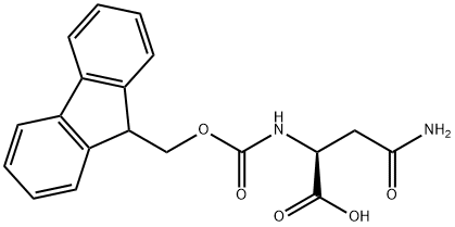 Nalpha-FMOC-L-Asparagine Structural