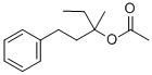 BETA PHENYL ETHYL METHYL ETHYL CARBINYL ACETATE