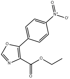 5-(4-NITRO-PHENYL)-OXAZOLE-4-CARBOXYLIC ACID ETHYL ESTER
 Structural