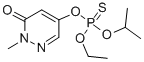 Phosphorothioic acid, O-(1,6-dihydro-1-methyl-6-oxo-4-pyridazinyl) O-e thyl O-(1-methylethyl) ester Structural