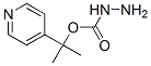 Hydrazinecarboxylic acid, 1-methyl-1-(4-pyridinyl)ethyl ester (9CI) Structural