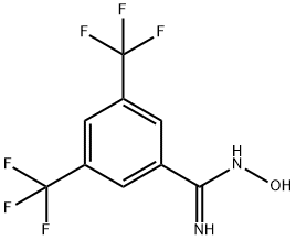 3,5-BIS(TRIFLUOROMETHYL)BENZAMIDOXIME Structural