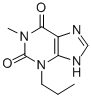 1-methyl-3-propylxanthine Structural