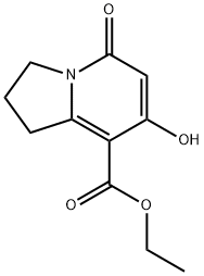 ethyl 7-hydroxy-5-oxo-1,2,3,5-tetrahydroindolizine-8-carboxylate