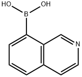 8-isoquinolinyl-boronic acid Structural