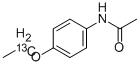 PHENACETIN-ETHOXY-1-13C Structural