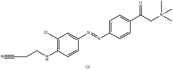 [4-[[3-chloro-4-[(2-cyanoethyl)amino]phenyl]azo]phenacyl]trimethylammonium chloride