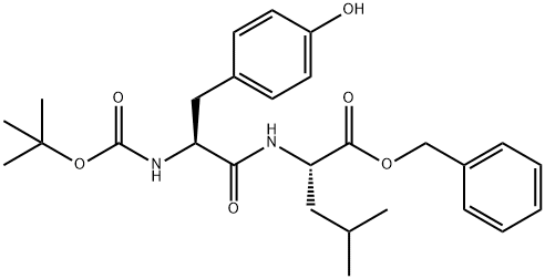 Boc-Tyr-Leu-OBzl Structural