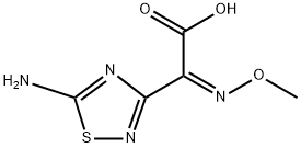 2-(5-Amino-1,2,4-thiadiazol-3-yl)-2-(methoxyimino)acetic acid  Structural