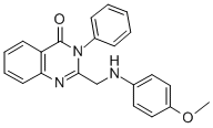 2-[[(4-METHOXYPHENYL)AMINO]METHYL]-3-PHENYL-4(3H)-QUINAZOLINONE