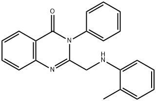 2-[[(2-METHYLPHENYL)AMINO]METHYL]-3-PHENYL-4(3H)-QUINAZOLINONE