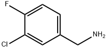 3-Chloro-4-fluorobenzylamine Structural