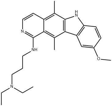 N,N-diethyl-N'-(9-methoxy-5,11-dimethyl-6H-pyrido[4,3-b]carbazol-1-yl)propane-1,3-diamine           