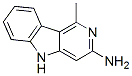 3-AMINO-1-METHYL-5H-PYRIDO[4,3-B]INDOLE Structural